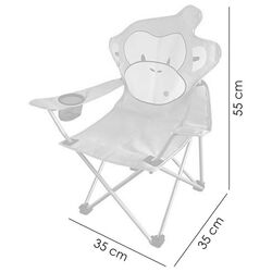 Scaun pliabil pentru copii Strend Pro Mono (Maro) Thumb