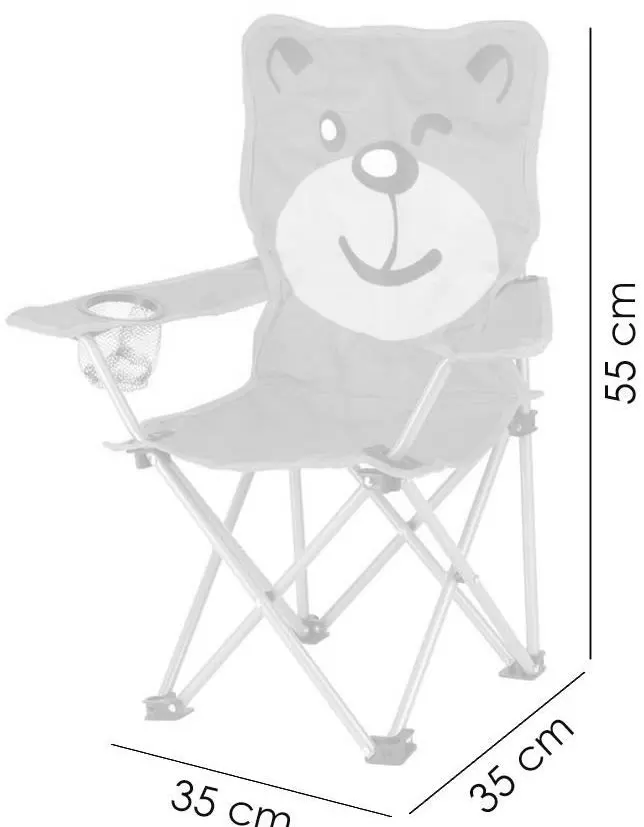 Складной детский стул Strend Pro Soportar (Orange)