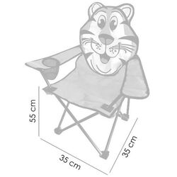 Scaun pliabil pentru copiiStrend Pro Tigre (Orange/Black) Thumb