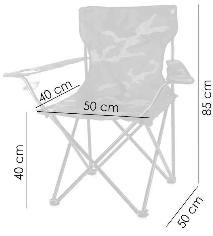 Scaun pliabil Strend Pro LEQ Arnold (Camouflage) - 3