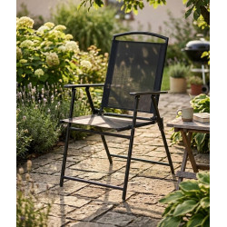Scaun pliabil Strend Pro Manini (Black)