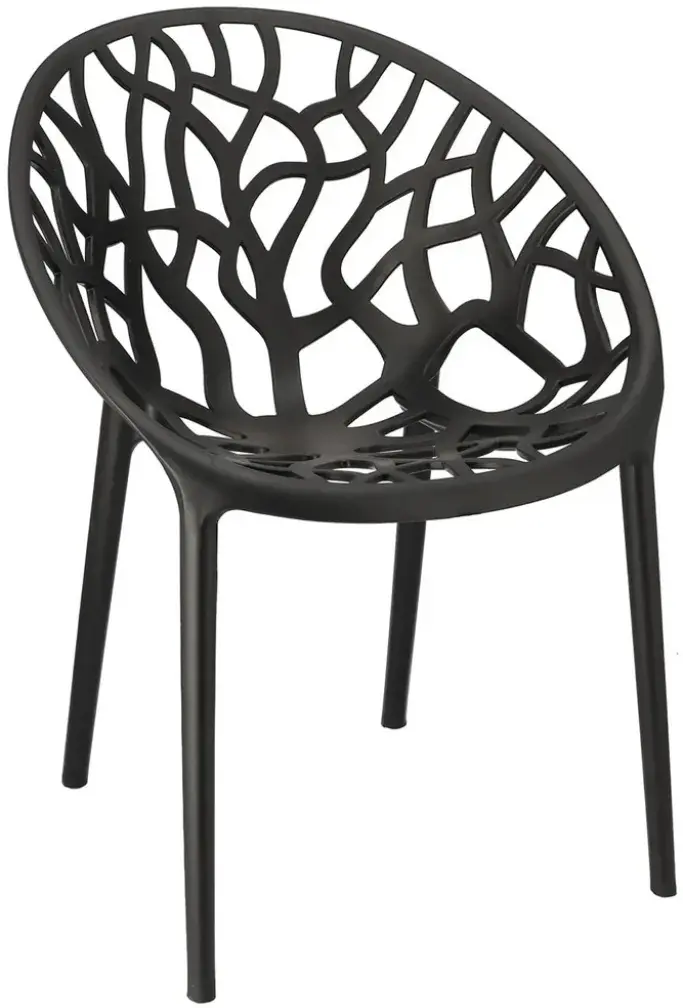 Scaun de grădină Sunrise C-58 PP (Black)