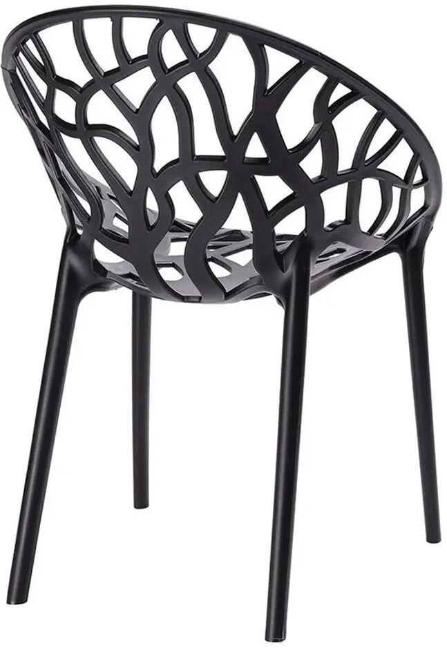 Scaun de grădină Sunrise C-58 PP (Black)