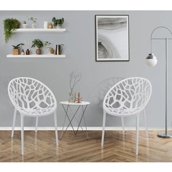 Scaun de grădină Sunrise C-58 PP (White) Thumb