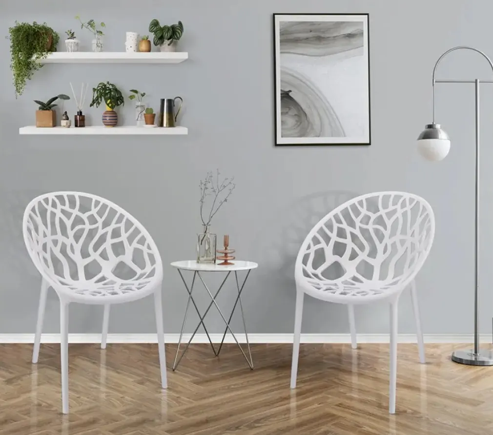 Scaun de grădină Sunrise C-58 PP (White)