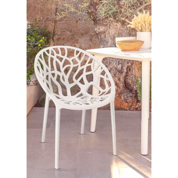 Scaun de grădină Sunrise C-58 PP (White)