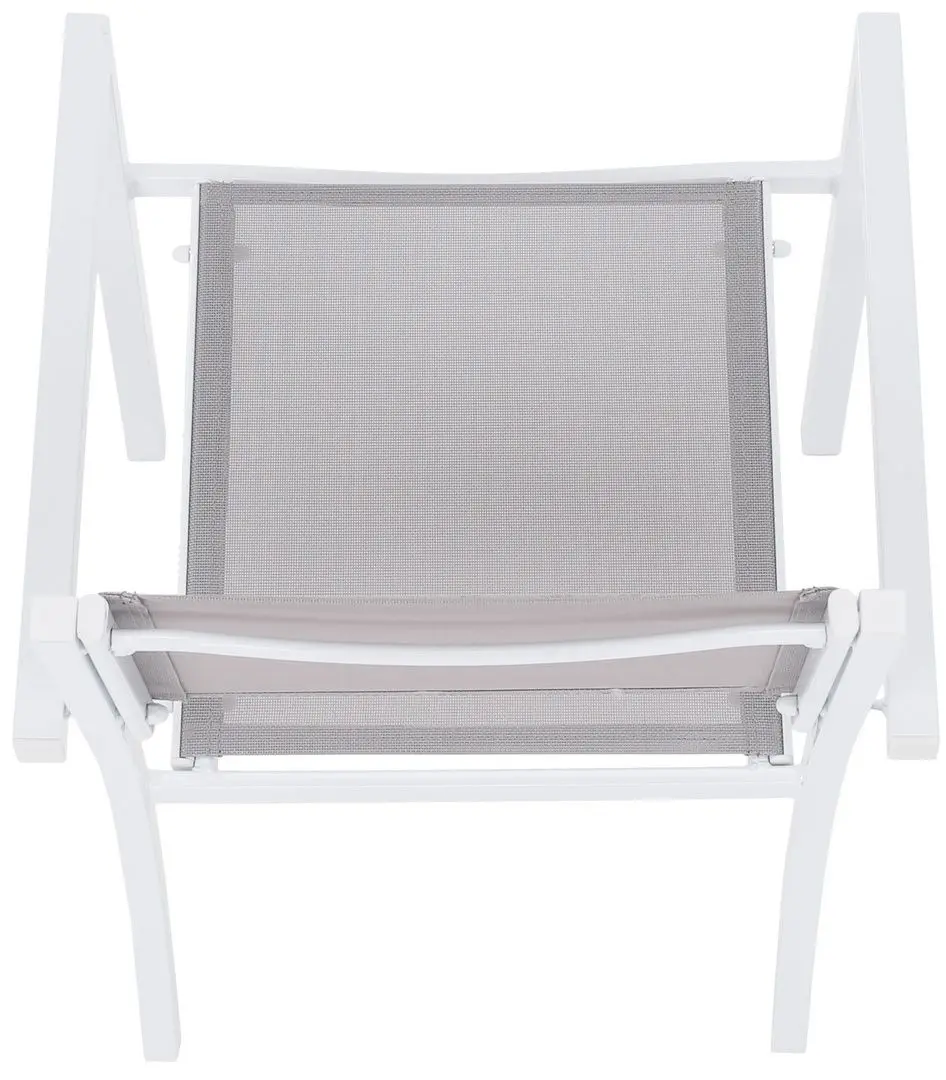 Scaun de gradina Tempo Kondela Dorio (White/Light Grey) - 12