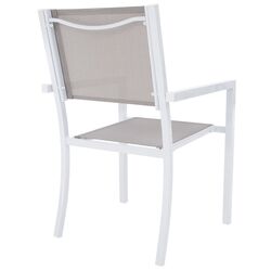 Scaun de gradina Tempo Kondela Dorio (White/Light Grey) Thumb