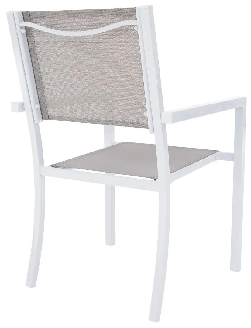 Scaun de gradina Tempo Kondela Dorio (White/Light Grey) - 4