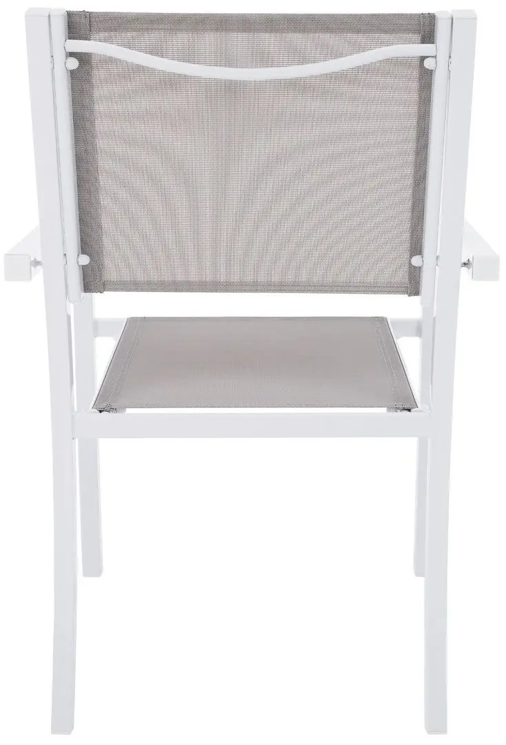 Scaun de gradina Tempo Kondela Dorio (White/Light Grey) - 5