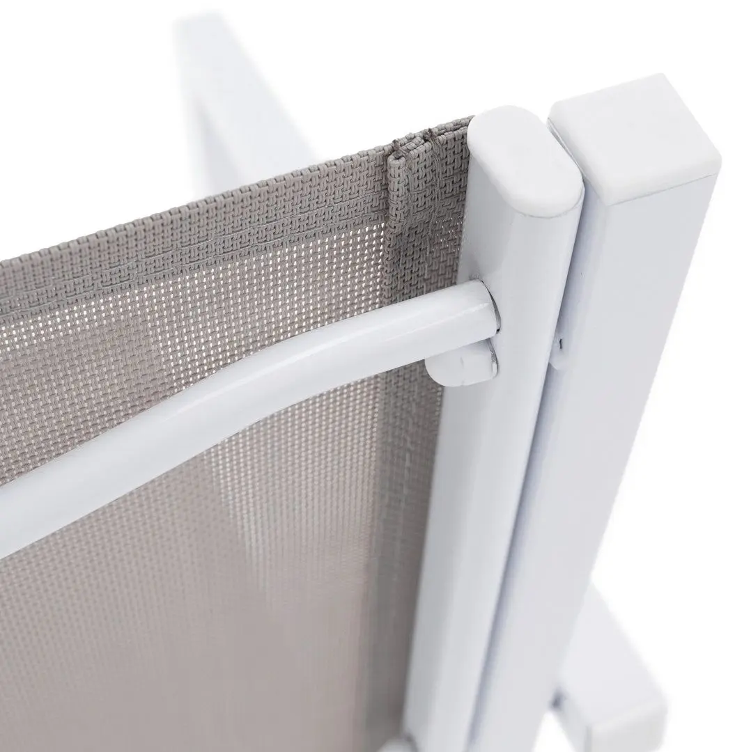 Scaun de gradina Tempo Kondela Dorio (White/Light Grey) - 8