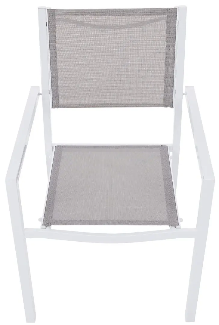 Scaun de gradina Tempo Kondela Dorio (White/Light Grey) - 10