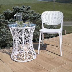 Садовый стул Tempo Kondela Fedra New (White) Thumb