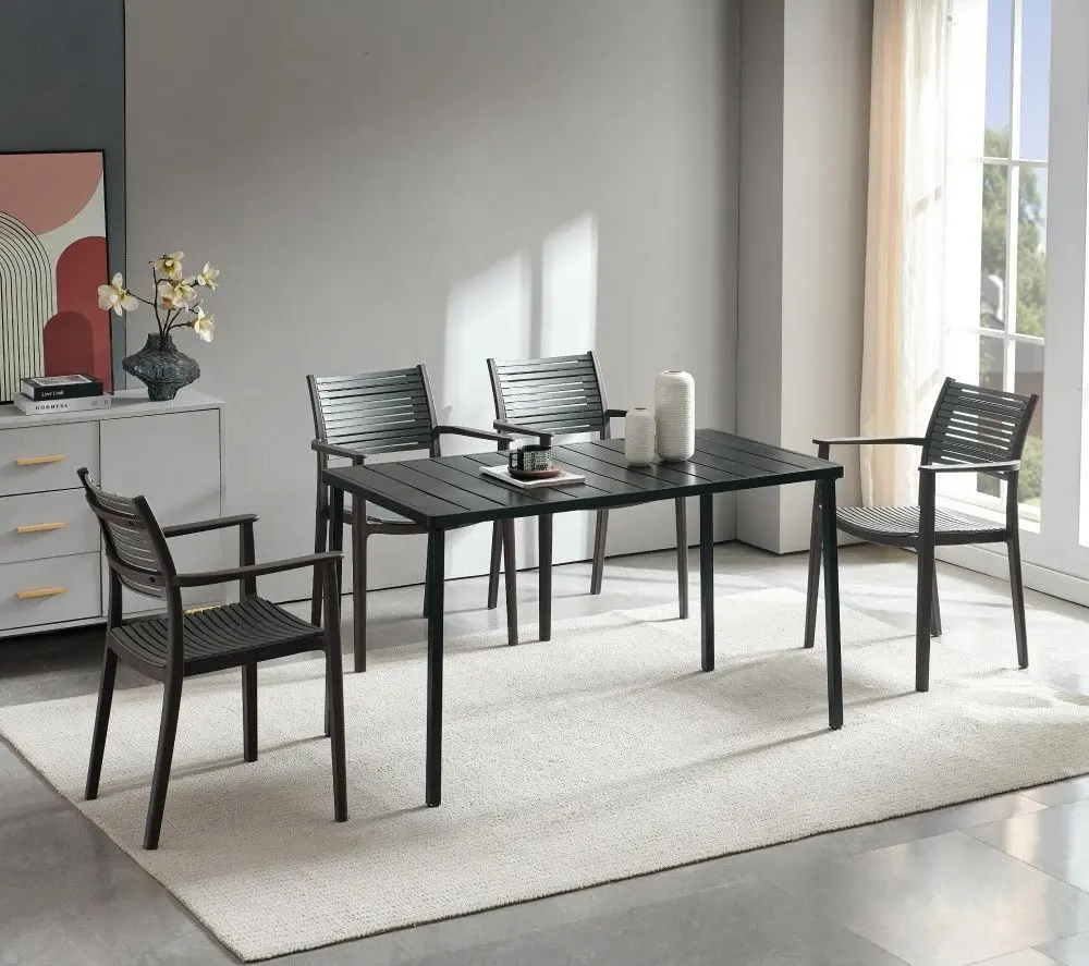 Садовый стул Tempo Kondela Herta (Grey/Brown)