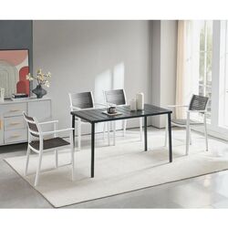 Садовый стул Tempo Kondela Herta (Grey/White) Thumb