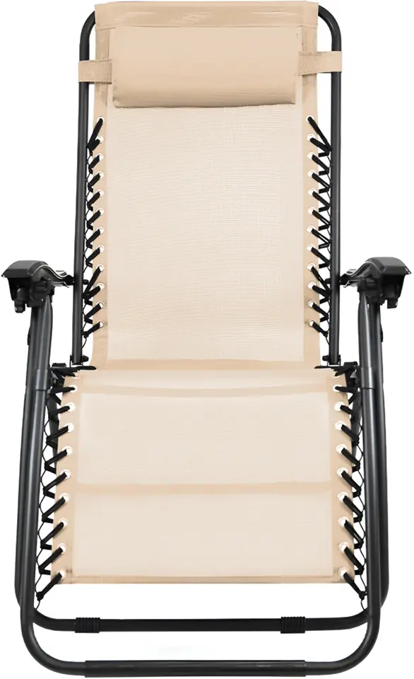 Scaun pliabil Tempo Kondela Gerald New (Beige/Black)