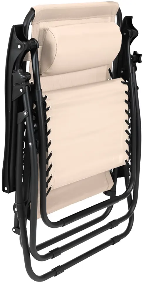 Scaun pliabil Tempo Kondela Gerald New (Beige/Black)