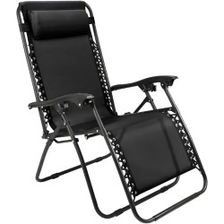 Scaun pliabil Tempo Kondela Gerald New (Black) Thumb