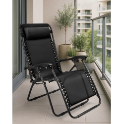 Scaun pliabil Tempo Kondela Gerald New (Black)