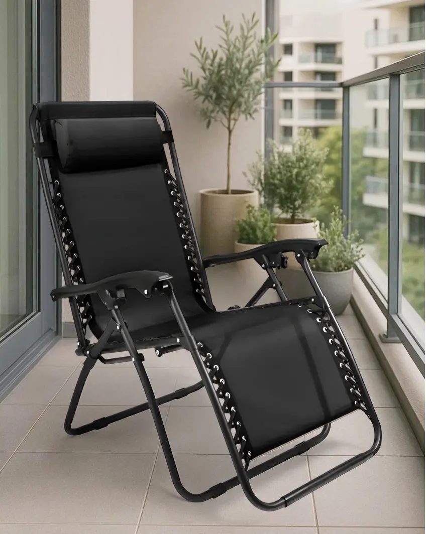 Scaun pliabil Tempo Kondela Gerald New (Black)