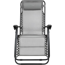 Scaun pliabil Tempo Kondela Gerald New (Light Gray/Black) Thumb