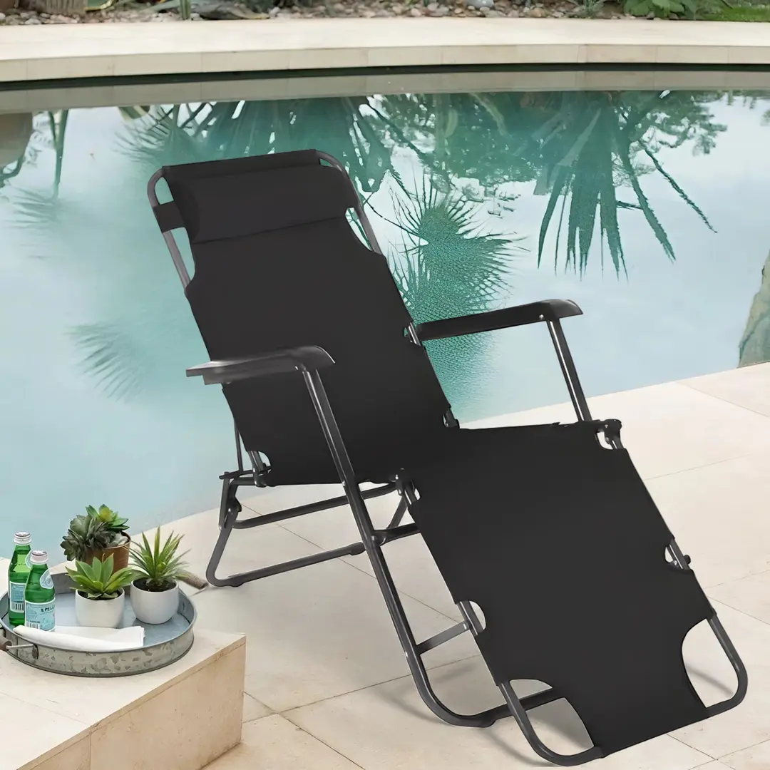 Scaun pliabil Tempo Kondela Reged (Black)