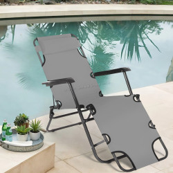 Scaun pliabil Tempo Kondela Reged (Gray)