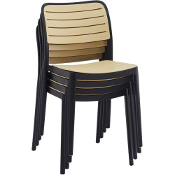 Scaun Tempo Kondela Kardos Typ 1 (Black/Beige) Thumb