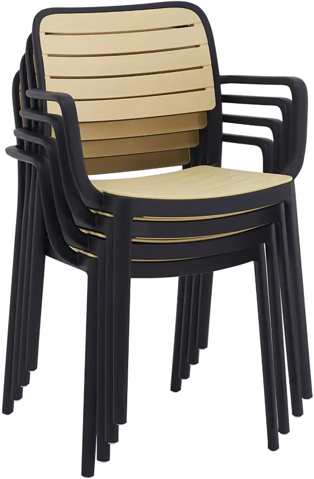 Scaun Tempo Kondela Kardos Typ 2 (Black/Beige)