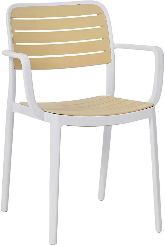 Стул Tempo Kondela Kardos Typ 2 (White/Beige) - 2