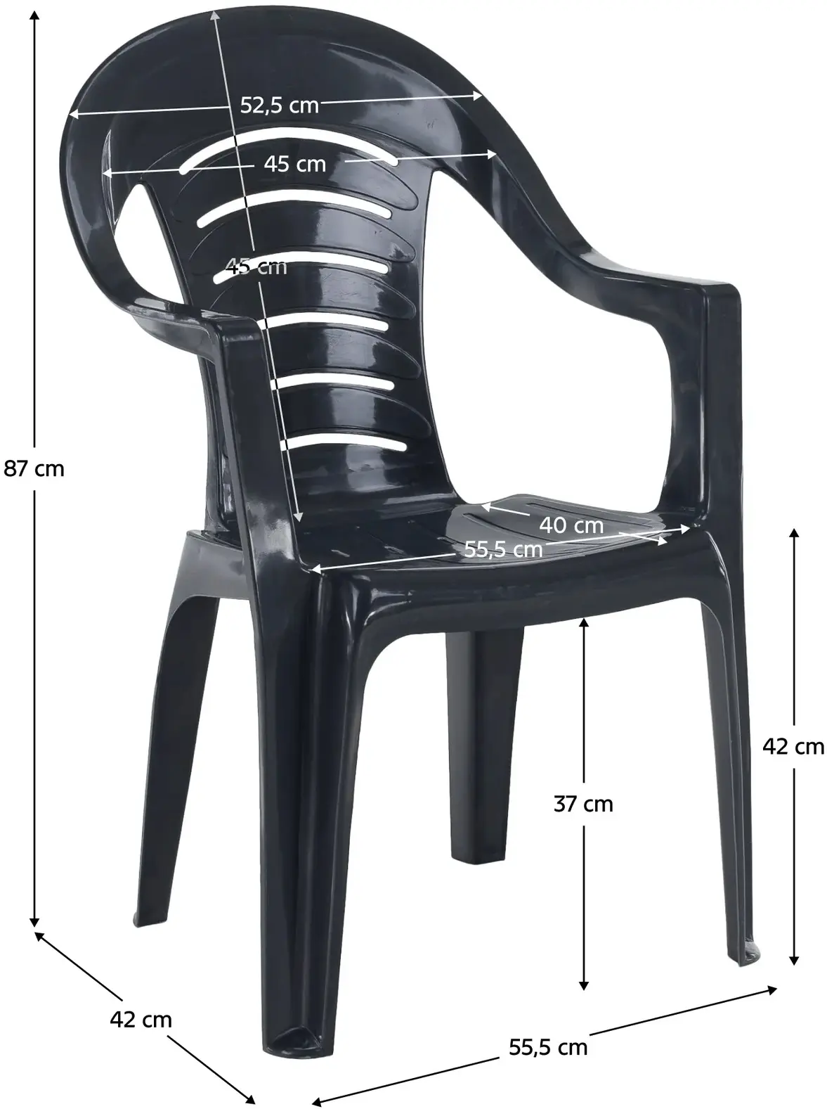 Scaun Tempo Kondela Kesia (Anthracite) - 6