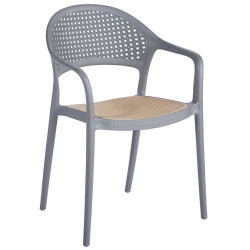 Стул Tempo Kondela Ladis (Grey/Beige)