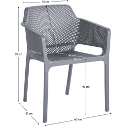 Стул Tempo Kondela Lavton (Grey) Thumb