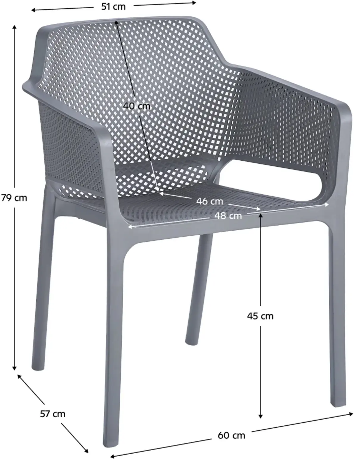 Стул Tempo Kondela Lavton (Grey) - 3