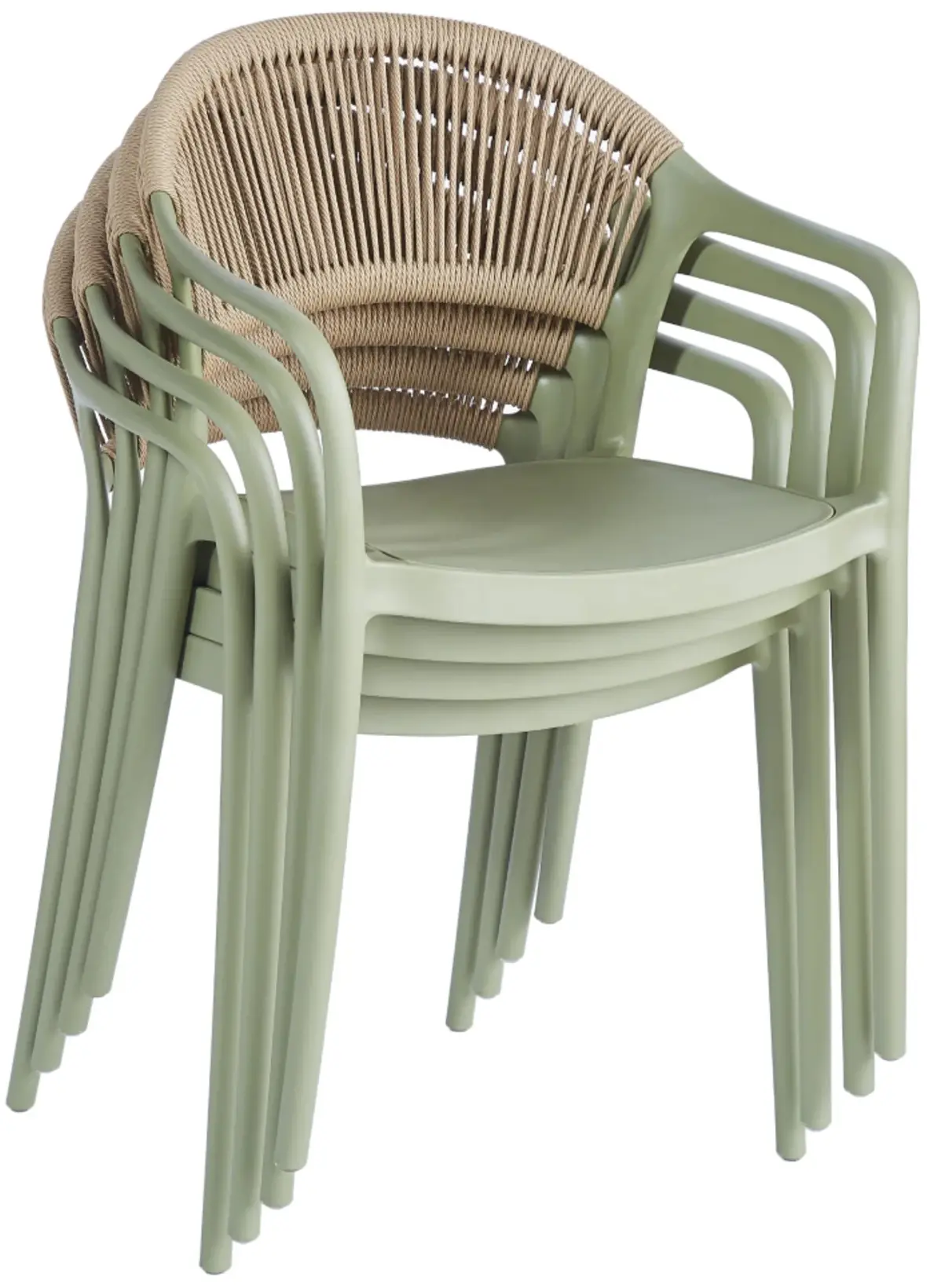 Стул Tempo Kondela Lexton (Green/Beige) - 4