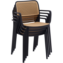 Scaun Tempo Kondela Ravid New Typ 2 (Black/Beige) Thumb