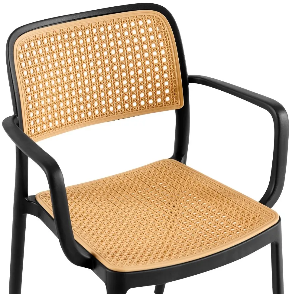 Стул Tempo Kondela Ravid Tip 2 (Black/Beige) - 7