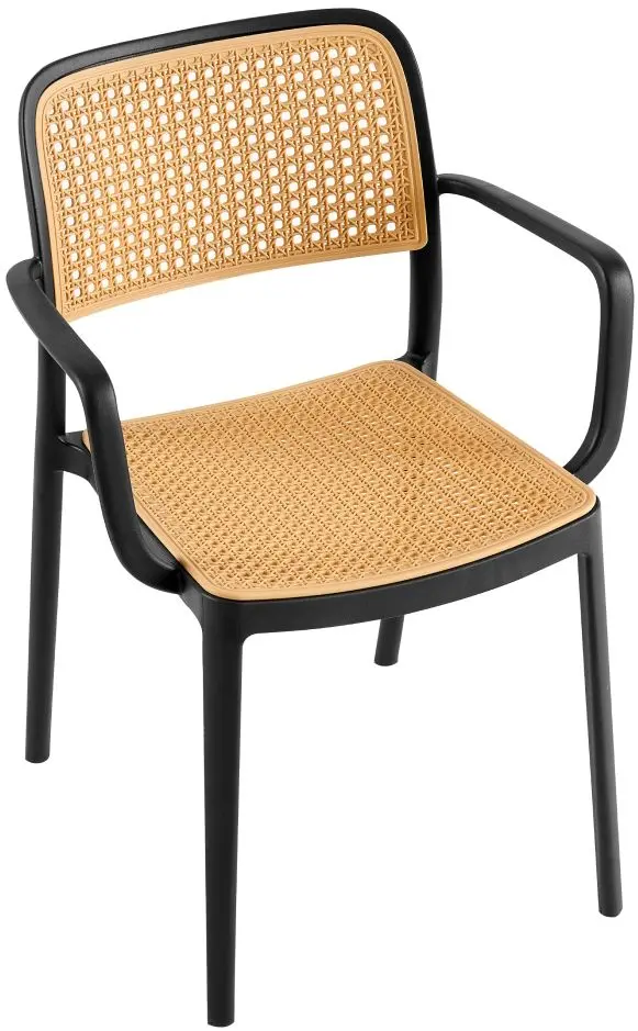 Стул Tempo Kondela Ravid Tip 2 (Black/Beige) - 8