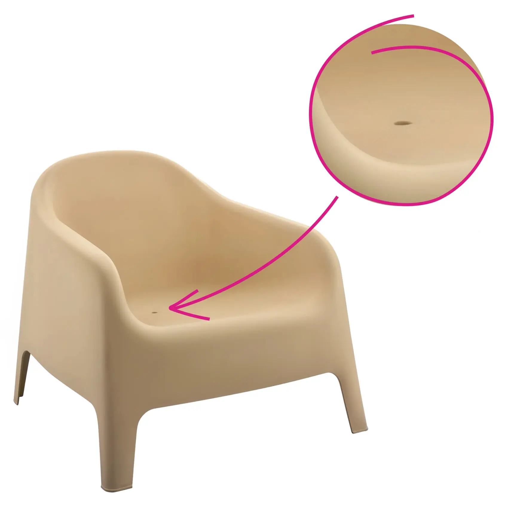 Стул Tempo Kondela Sokra New (Brown) - 5