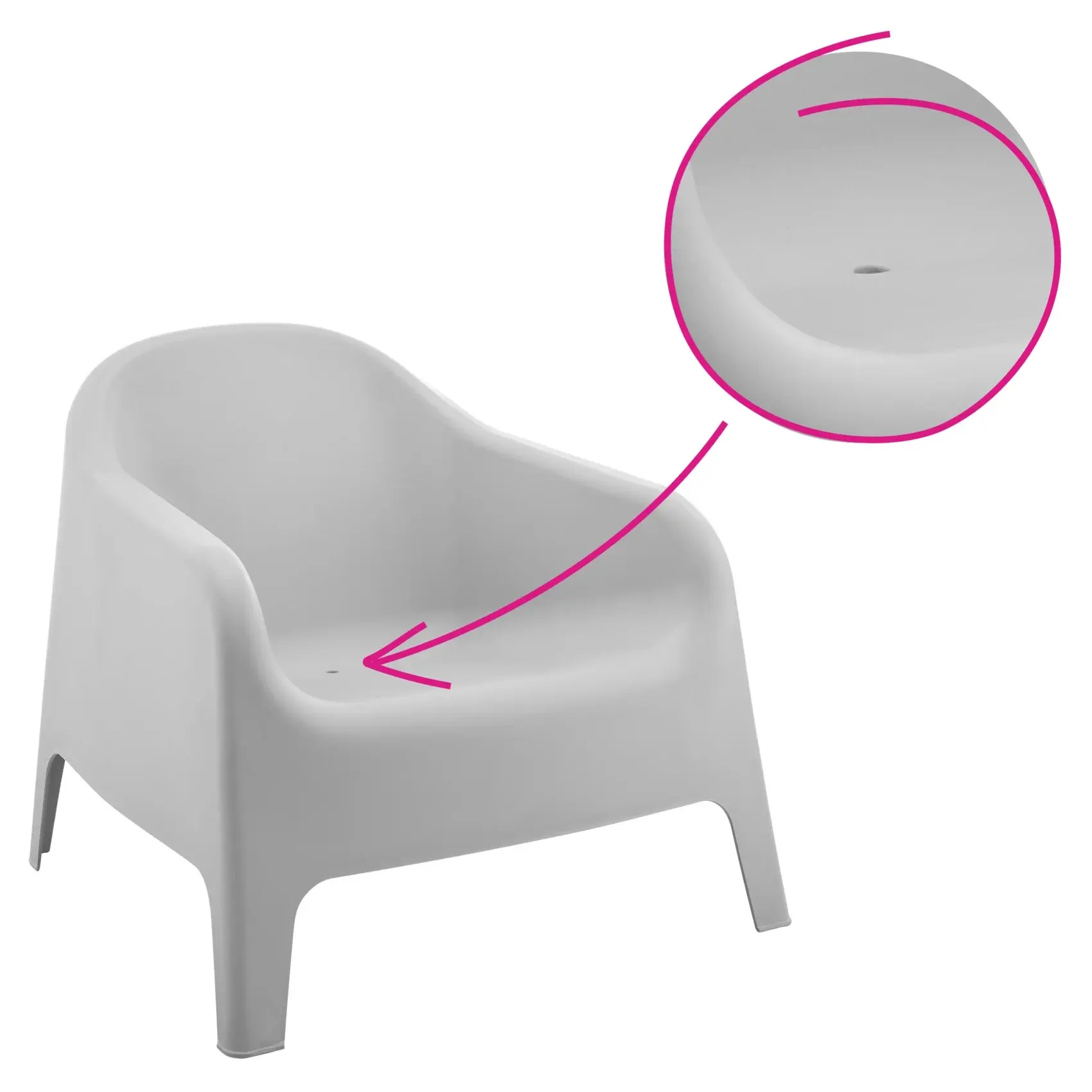 Стул Tempo Kondela Sokra New (Grey) - 4