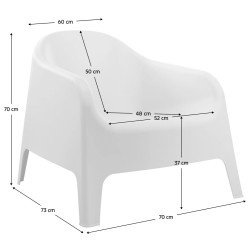 Scaun Tempo Kondela Sokra New (White) Thumb