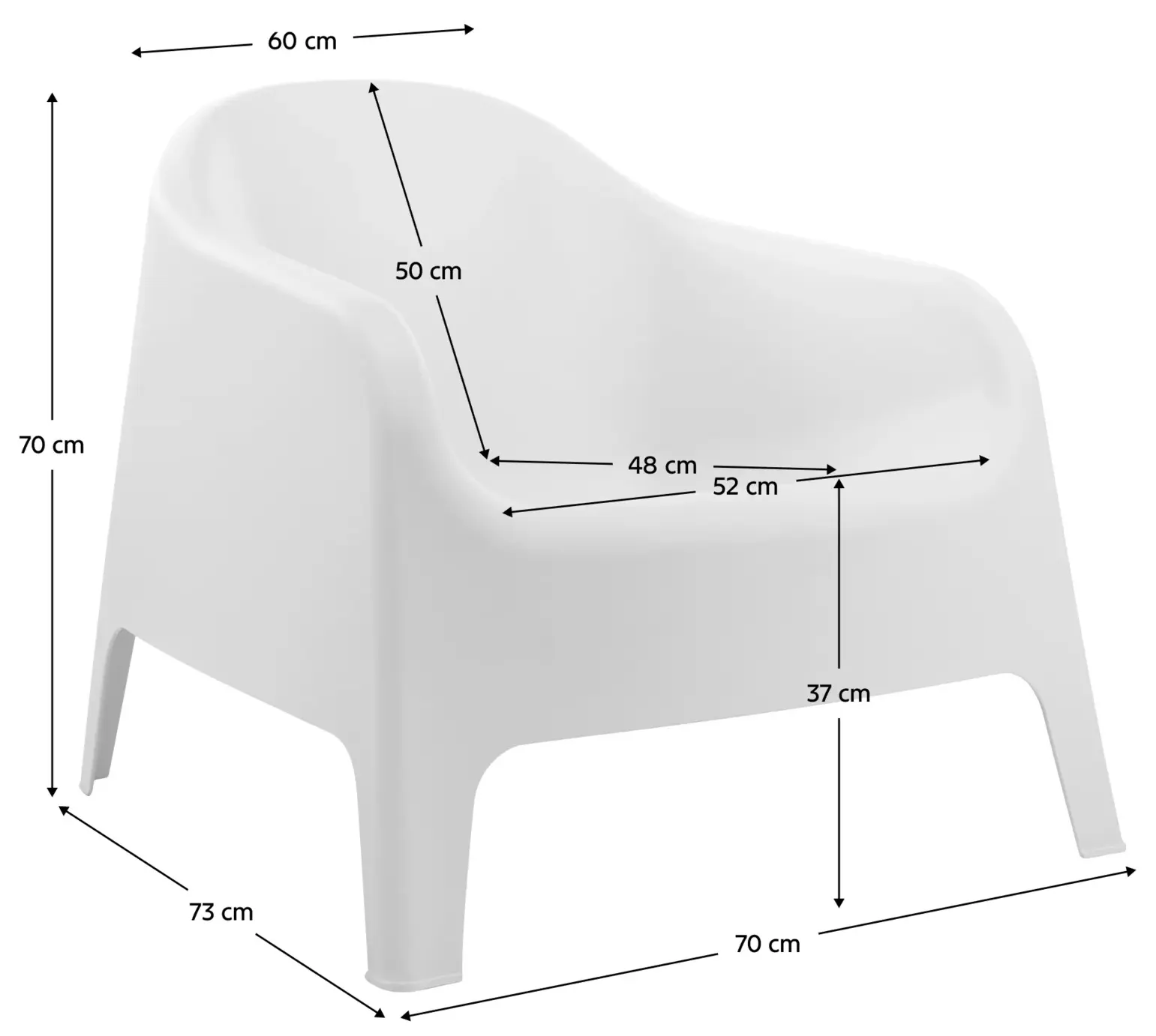 Scaun Tempo Kondela Sokra New (White) - 10