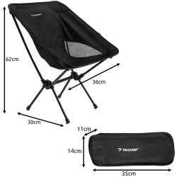 Scaun pliabil Trizand Freestyle 25074 (Black) Thumb