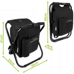 Scaun pliabil-rucsac 3in1 Trizand 27333 (Black) Thumb