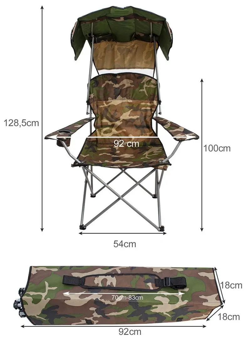 Складной стул Trizand 23672 (Camouflage) - 3