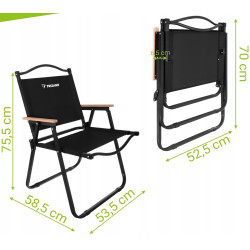 Scaun pliabil Trizand 27552 (Black) Thumb