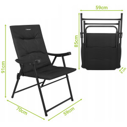 Складной стул Trizand 27609 (Black) Thumb