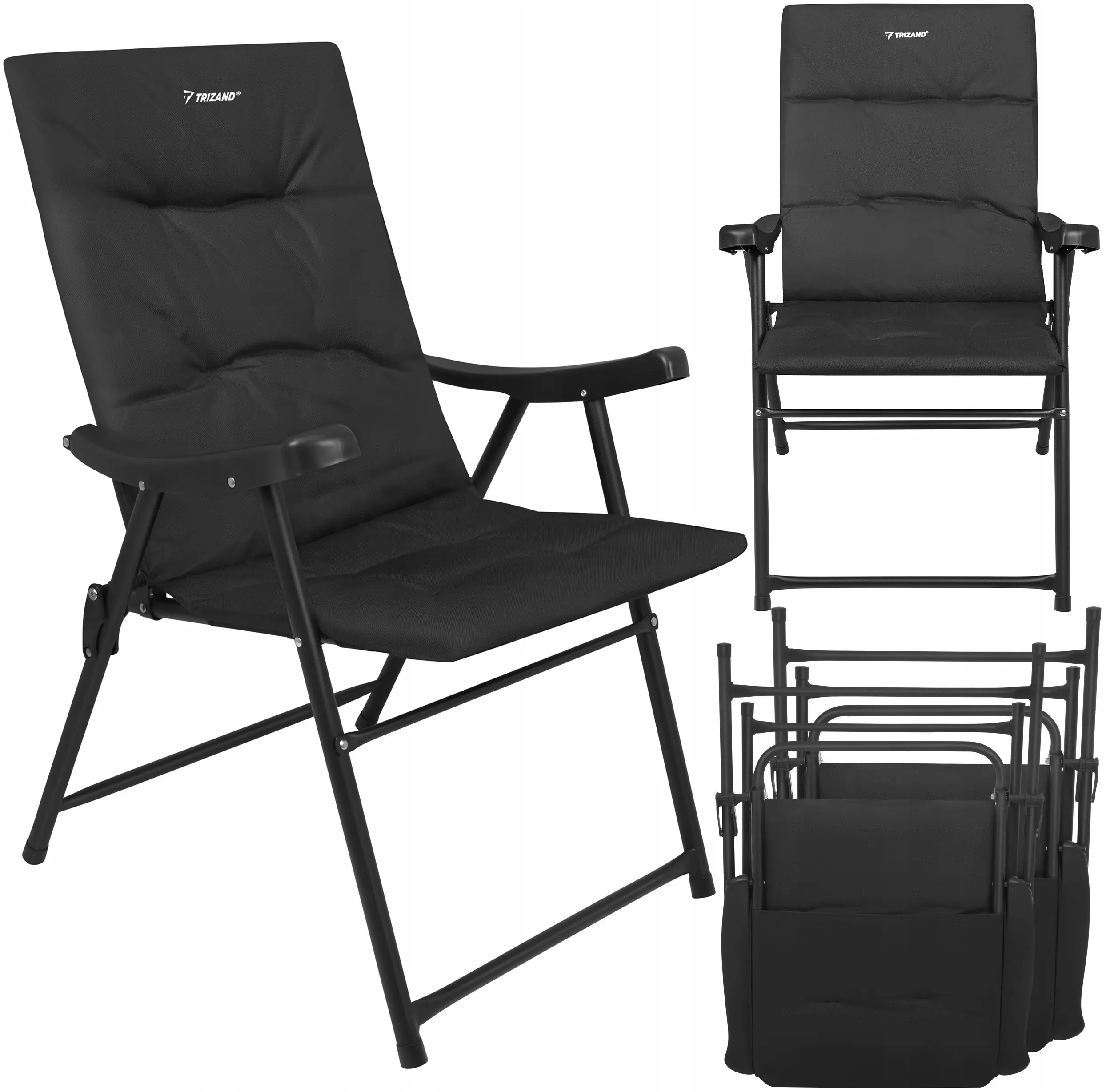 Scaun pliabil Trizand 27610 (Black) - 3