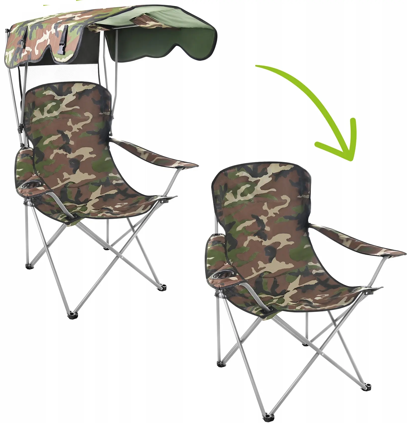 Scaun pliabil Trizand Panama (Camouflage) - 2