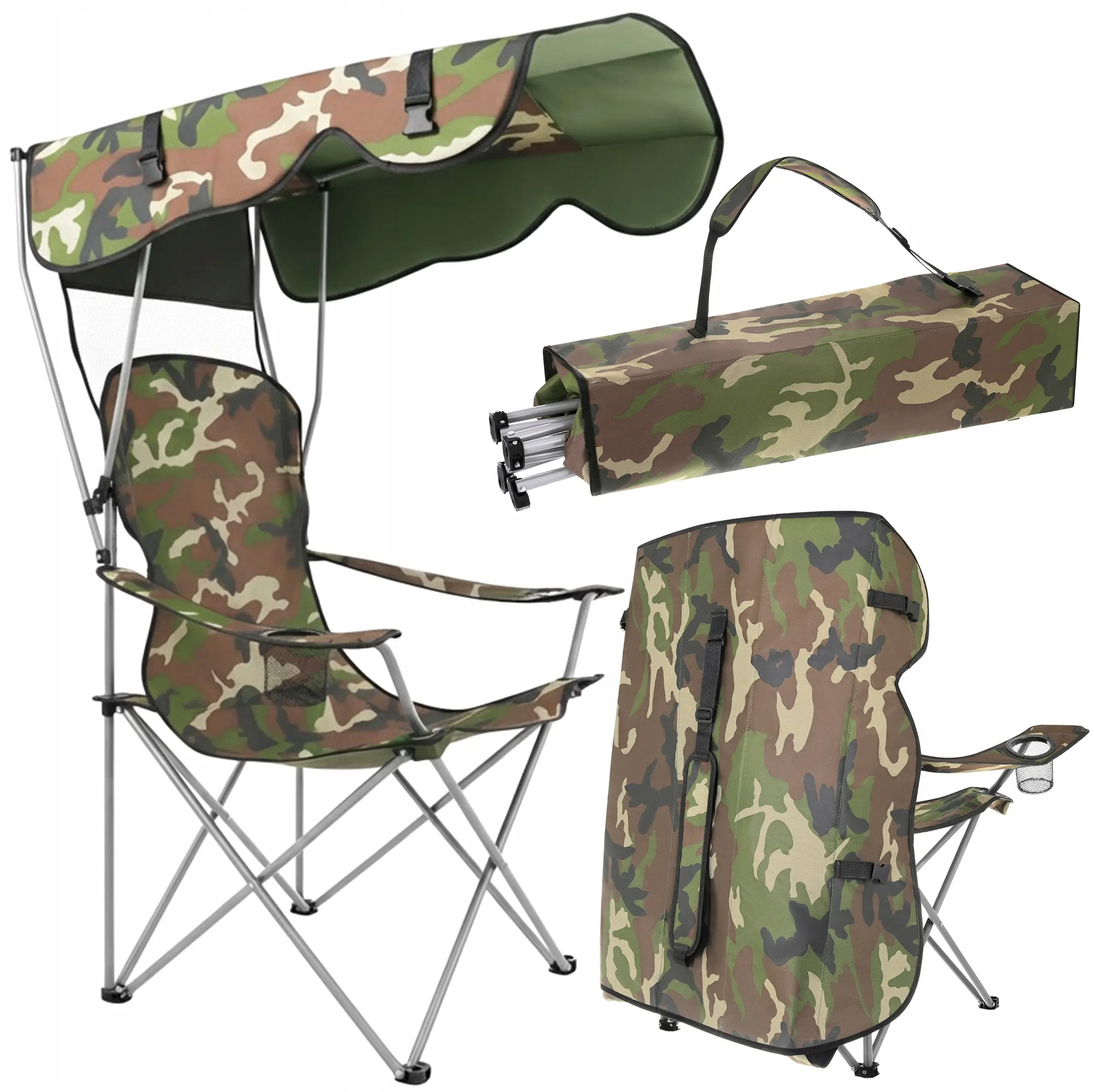 Scaun pliabil Trizand Panama (Camouflage) - 4